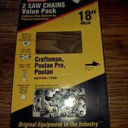 18 In Two Chain Pack. Unopened