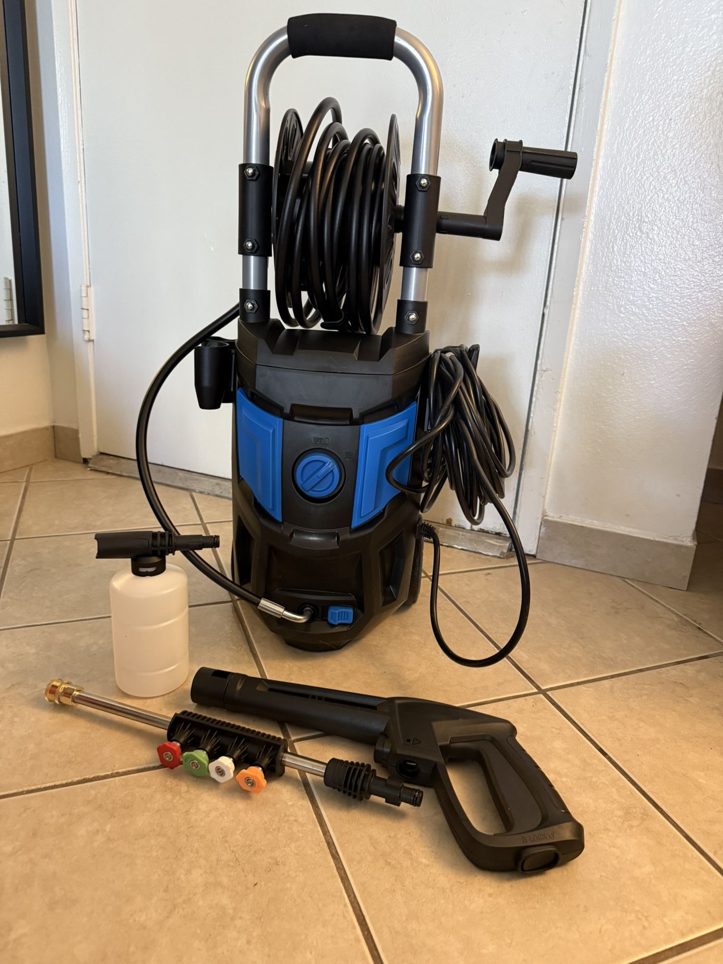 Electric Pressure Washer - 5000PSI Max, 3.6 GPM, 20FT Hose,