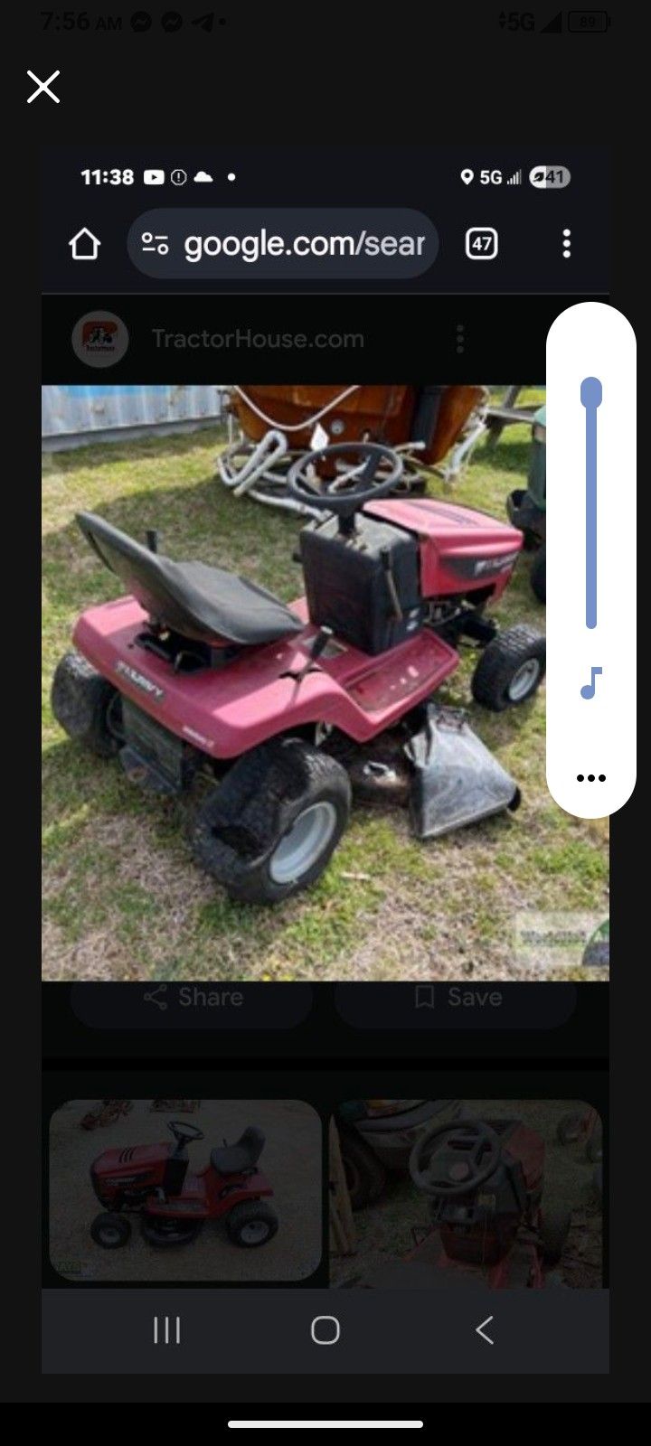 Riding Lawn Mower And Excellent Condition