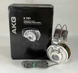 AKG K701 Open-Back Dynamic Reference Studio Headphone in Box - READ