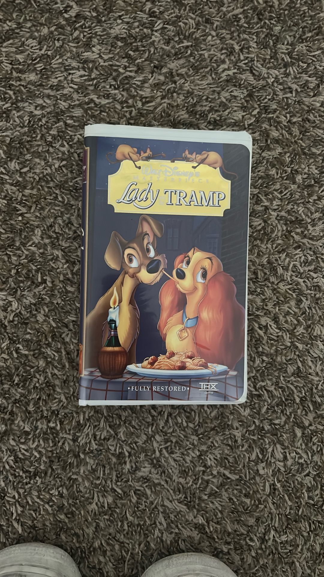 Lady And The Tramp Masterpiece Edition VHS Tape