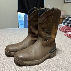 Irish Setter Boots with Star & Flag Element Design Size 10