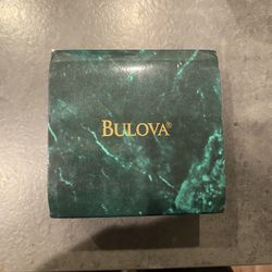 Authentic Bulova Miniature Clock Collectible 