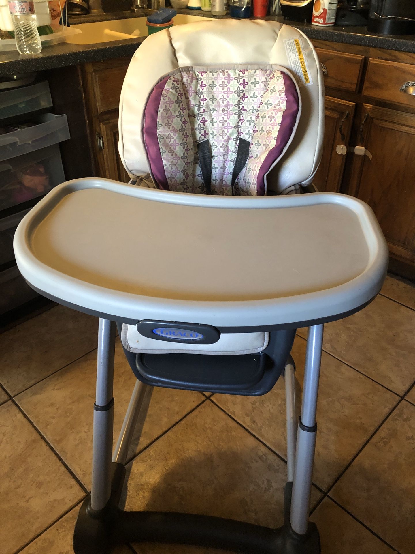 High Chair with booster seat