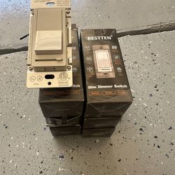 Brand New Bestten Dimmer Switch- 7 count (READ DESCRIPTION)