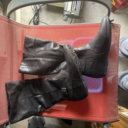 3 Pairs Of Women’s Size 8 Boots 
