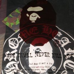 chrome hearts x bape tee