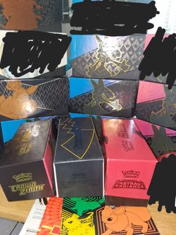 Empty Pokémon Trading Card Boxes