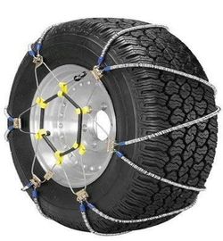 SCC ZT729 Super Z LT Light Truck and SUV Tire Traction Chain - Set of 2, Silver