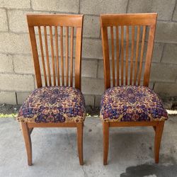 Wooden Upholstered Chairs