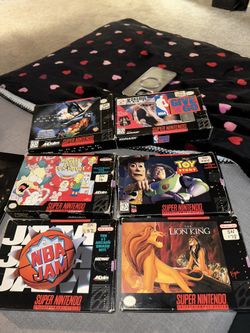 Snes Game Boxes