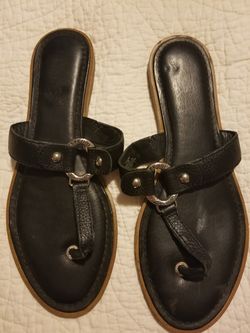 Sperry Leather black sandles