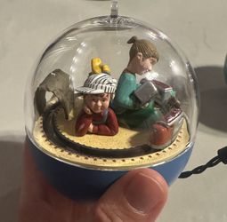 Vintage Hallmark Keepsake Plug-In Bulb Ornaments – 1980s/1990s – Vintage Christmas Decor (Set of 4)
