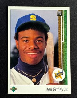 KEN GRIFFEY JR. RC 1989 Upper Deck STAR ROOKIE #1 (RC) 🔥NM/CLEAN!!🔥 Mariners
