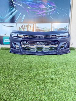 For 2010-2014&2015 Chevy Camaro 5th To 6th Gen ZL1 Front Bumper with COVERS & CARNARD ZLLE STYLE