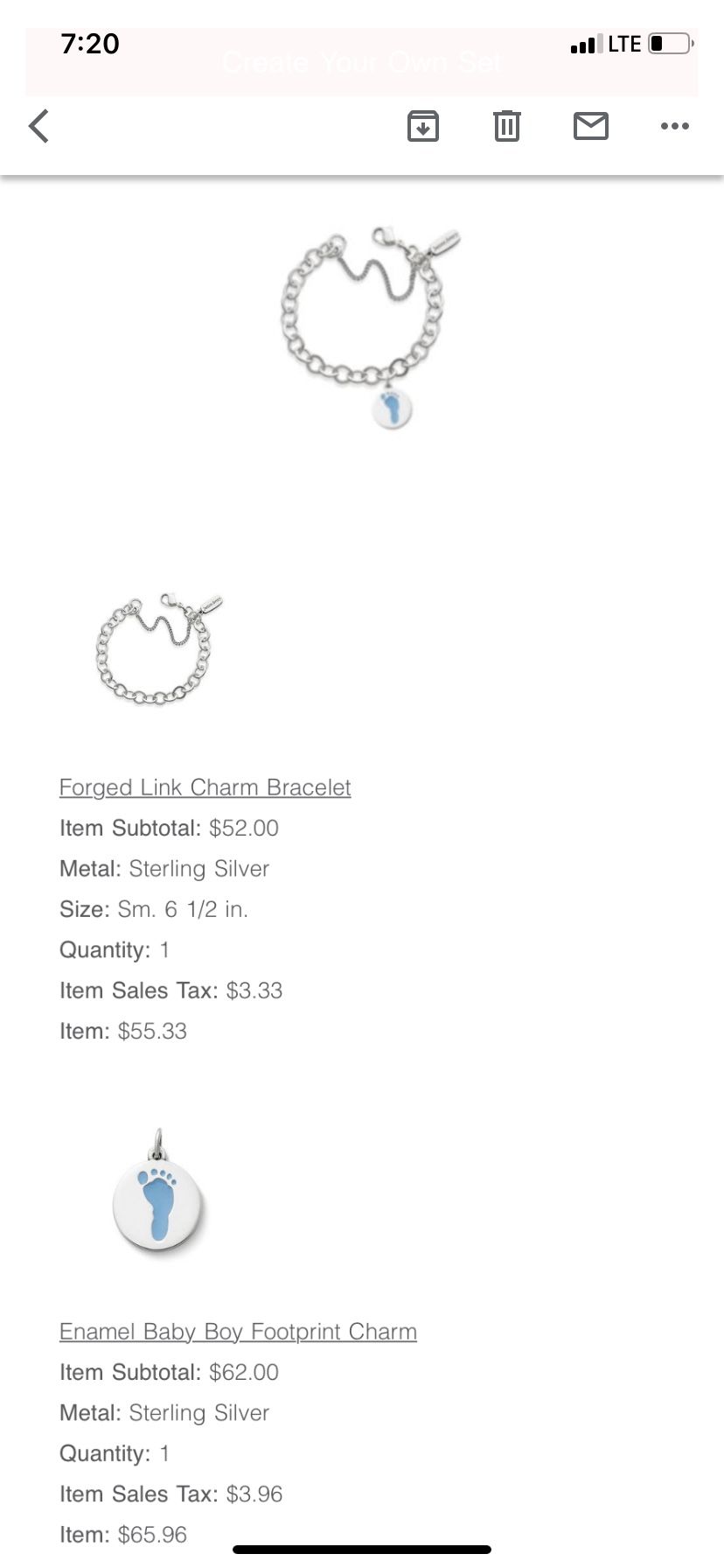 James avery charm bracket