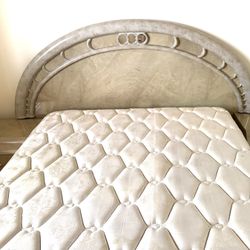 MUST SELL – Queen Bedroom Set Marble Finish – Pickup Today 