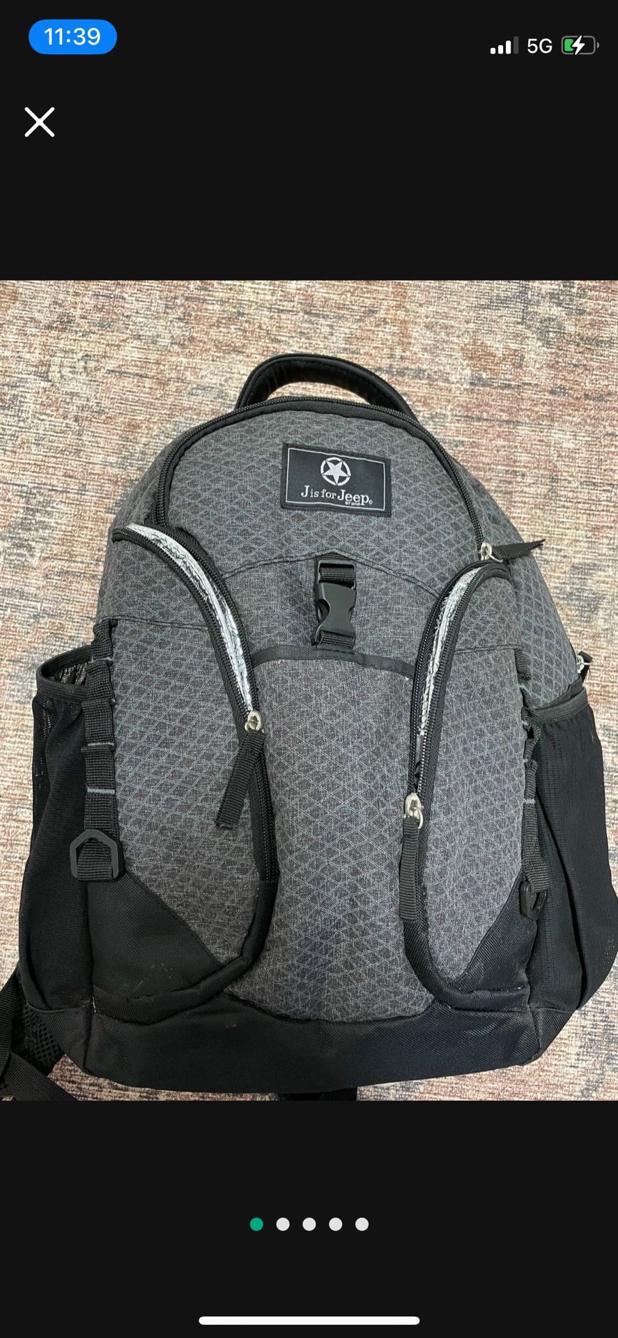 J Is For Jeep Diaper Bag/ Backpack