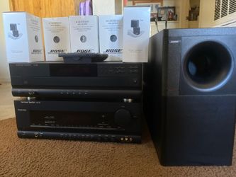 Harman Kardon audio/video receiver/boss acoustimass surround sound