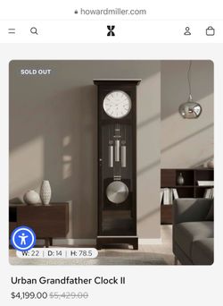 Howard Miller Urban II floor clock