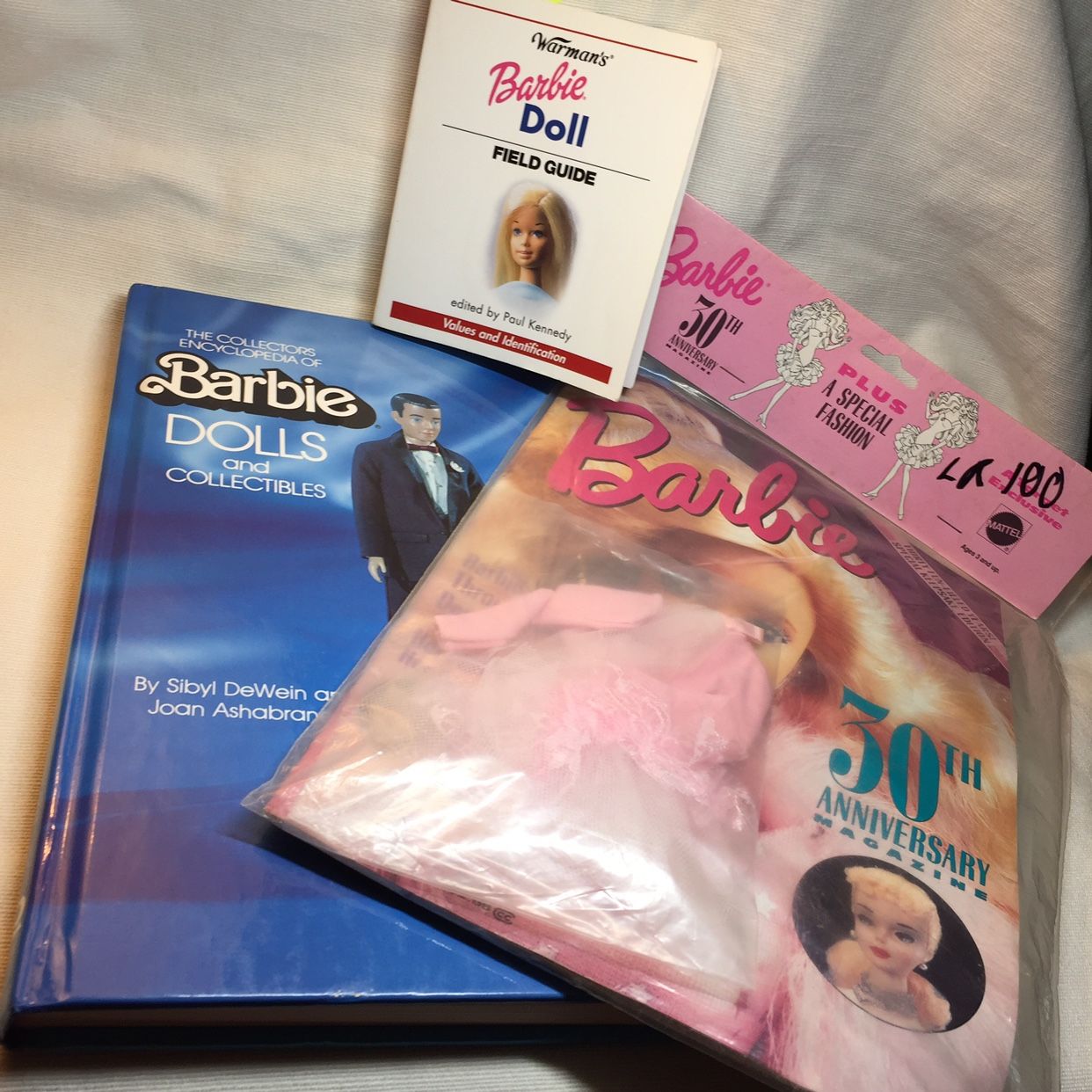 Barbie Collectors Encyclopedia Book, Barbie 30th Anniversary Magazine (**magazine Has Sold**)& Barbie Doll Field Guide