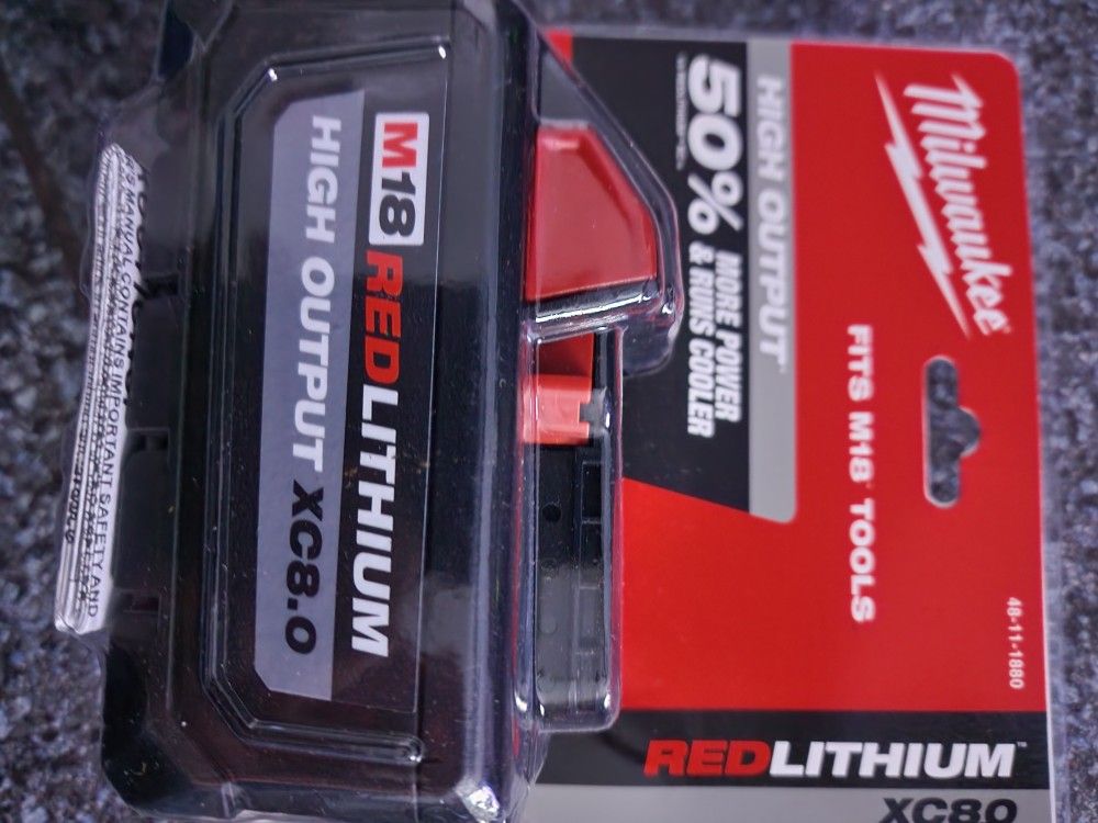 Milwaukee 18v Battery 8.0