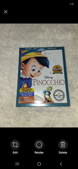 Disney Pinocchio Blu-ray + DVD + Digital HD