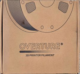 Overture Pla 3d printer filament blue 1kg