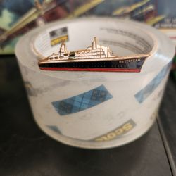 Antique Ss Rotterdam Ship Lapel Pin