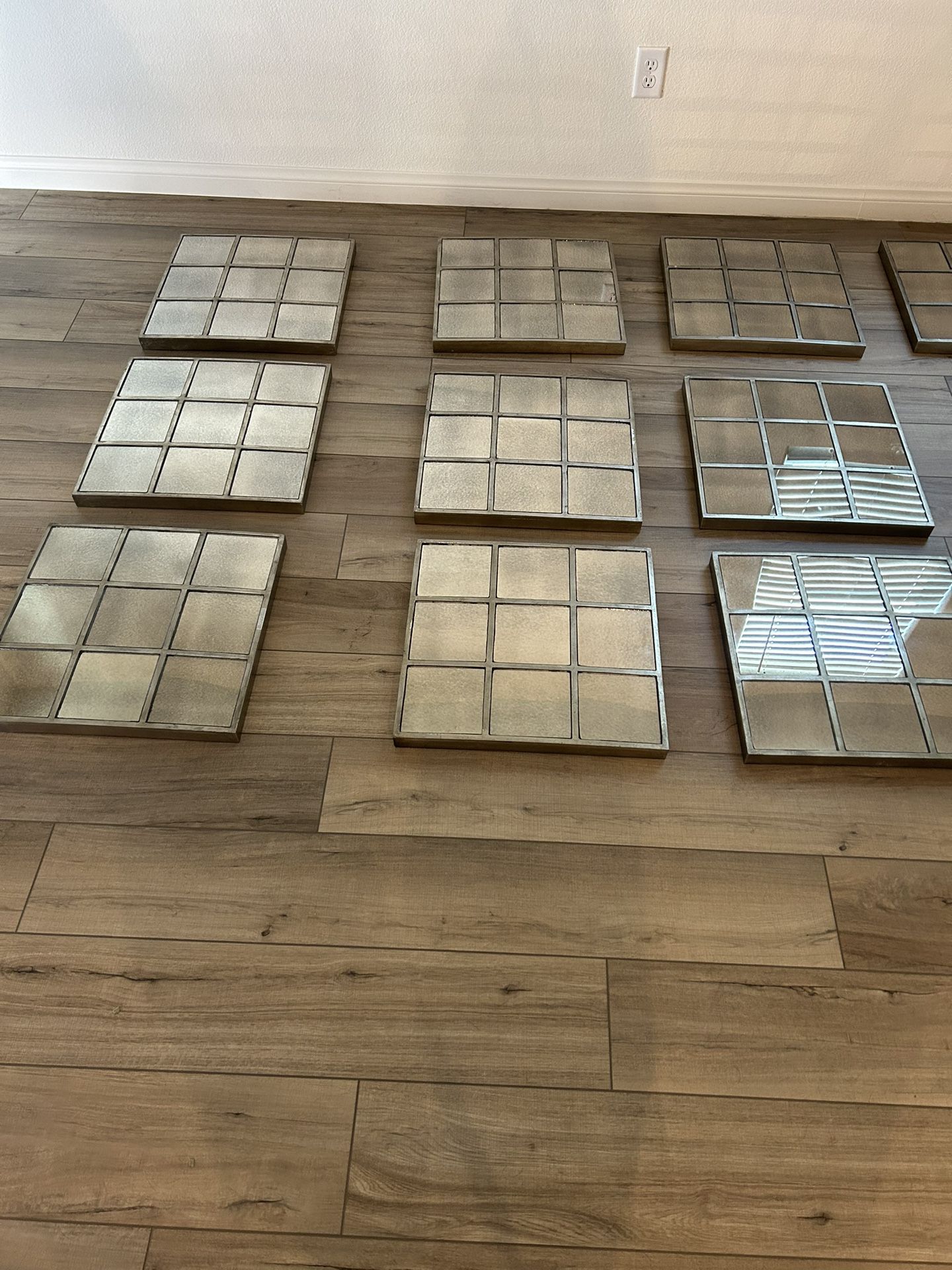 Z Gallerie Tile Mirrors -  square Antique Mirrors