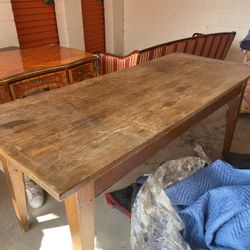 New England 1800 Antique Dining Table 