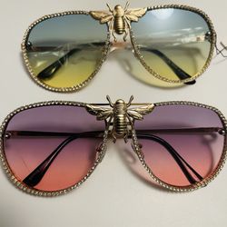 Sunglasses Bee Rhinestone 