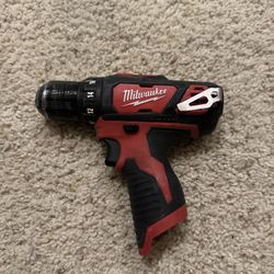 Milwaukee M12 Drill Driver (Tool-Only, Used, Good Condition)