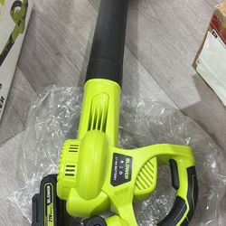 21V Handheld Cordless Leaf Blower with Battery & Charger, 180 CFM 210 MPH (2*Battery+Charger)