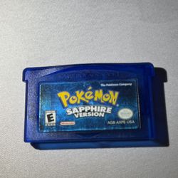 Pokémon Sapphire GBA Cartridge 