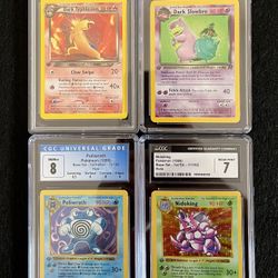 Pokemon Cards Graded PSA CGC