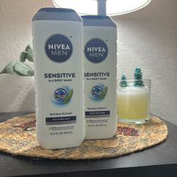 Nivea Men Sensitive Body Wash- 16.9 fl oz