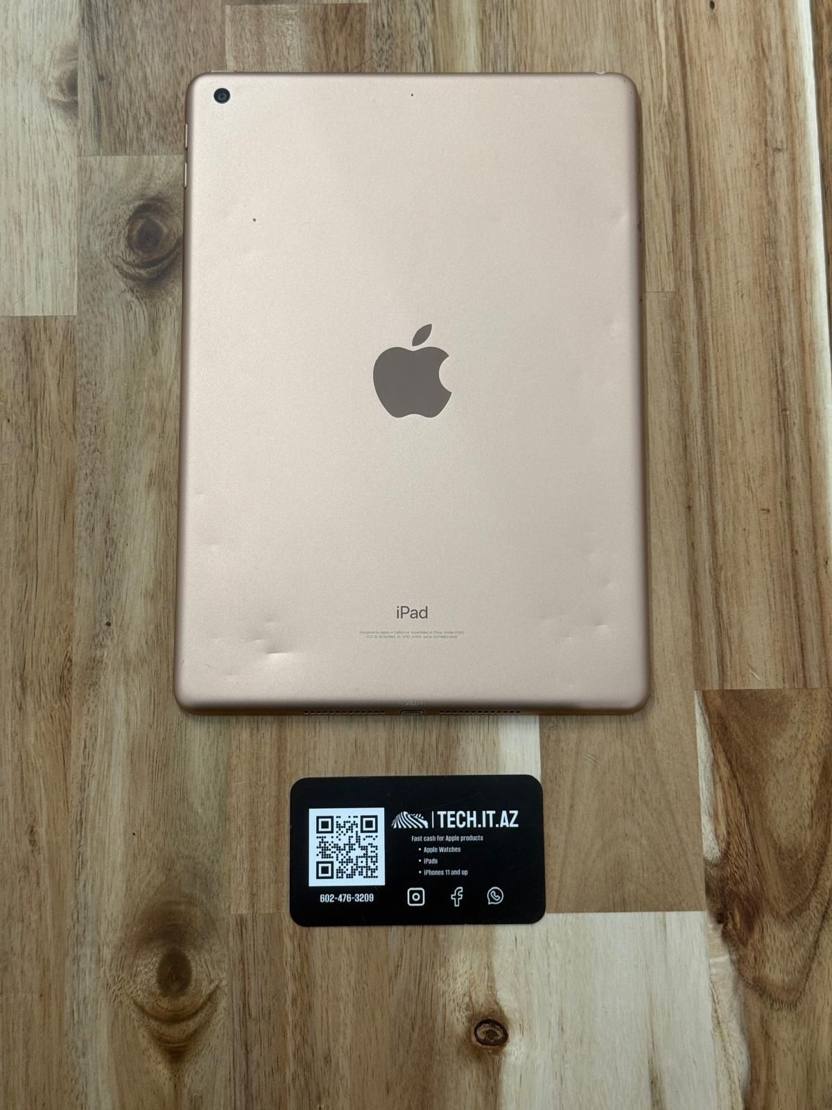📱 iPad (6th Gen) Wifi Only | 32GB | Rose Gold | Unlocked | Hablo Español