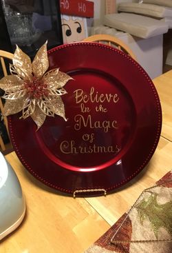 Christmas handmade plate