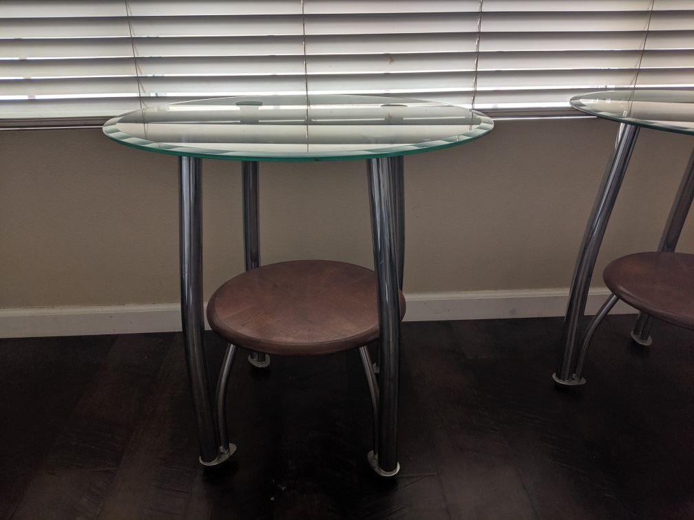 Glass top side tables for Sale in Redlands, CA OfferUp