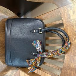 Brooks Brother Genuine Leather Top Handle Purse