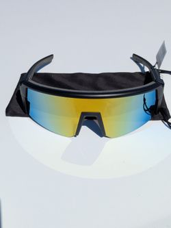 Bomber Sport Shield Sunglasses with Mirrored Lens