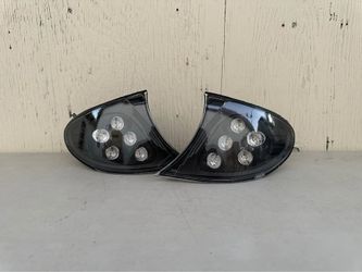 01-04 BMW E46 Sedan Black LED Tail Lights