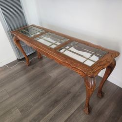 Antique Glass Table ( Living Room )