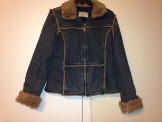 Ladies size Medium Denim Coat