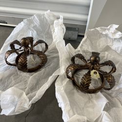 Set of Decorative copper crowns  home decor