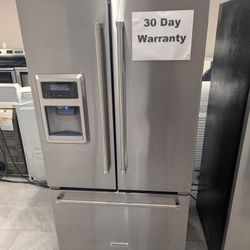 KitchenAid French Door Fridge Refrigerator - Counter Depth