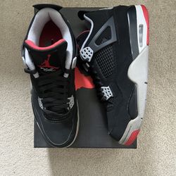 Jordan 4 Bred 2019 Size 9.5