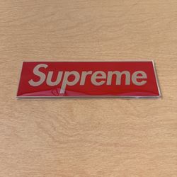 Supreme Box Logo Car Emblem