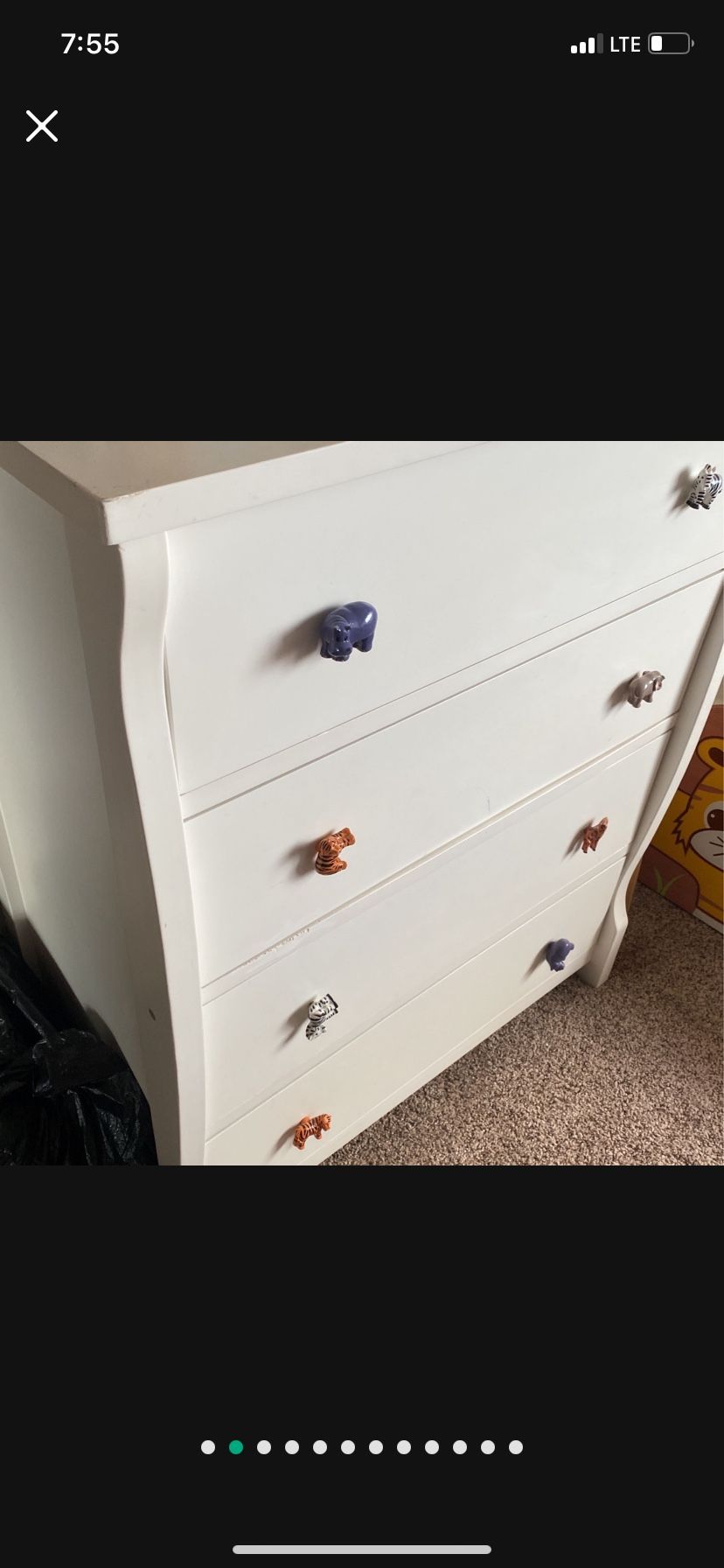 Dresser With Animal Knobs 